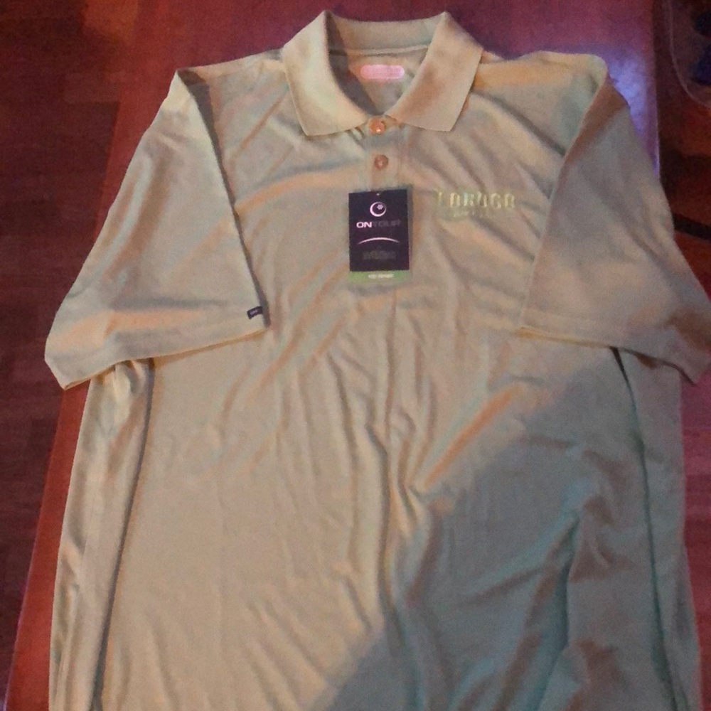 NWT On Tour Mens moisture wicking golf shirt